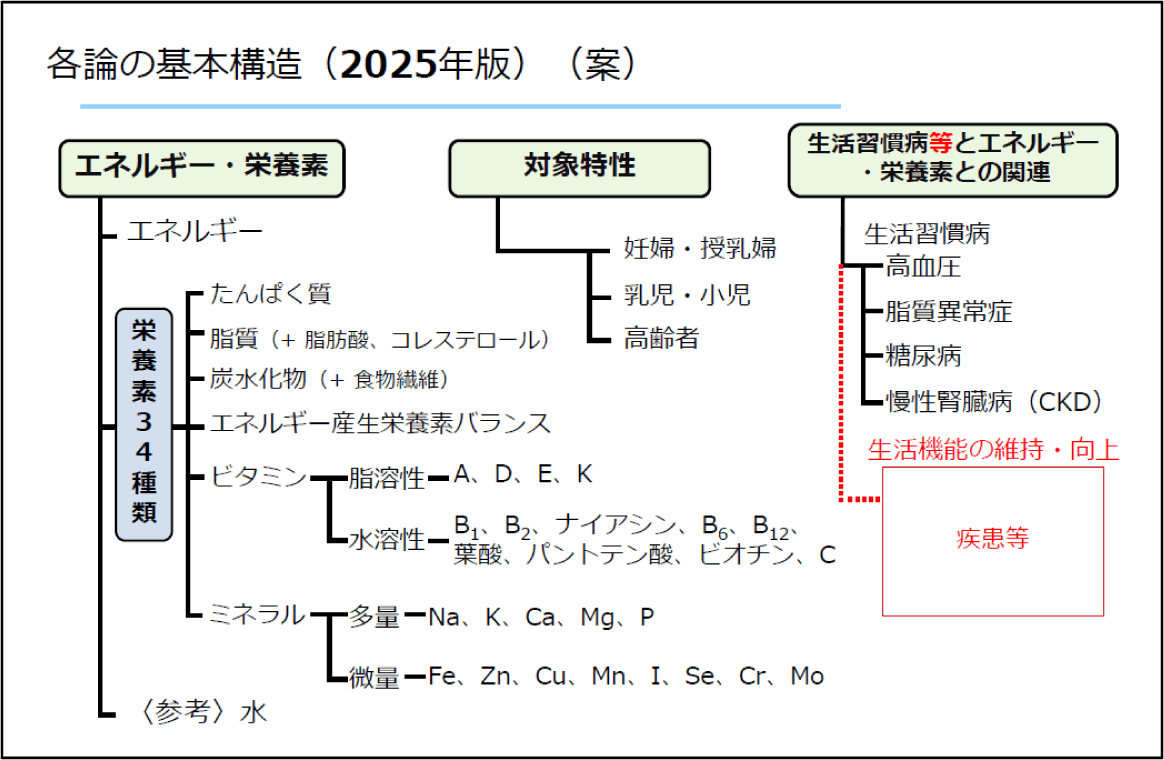 「日本人の食事摂取基準（2025年版）」策定の方向性 老施協デジタル