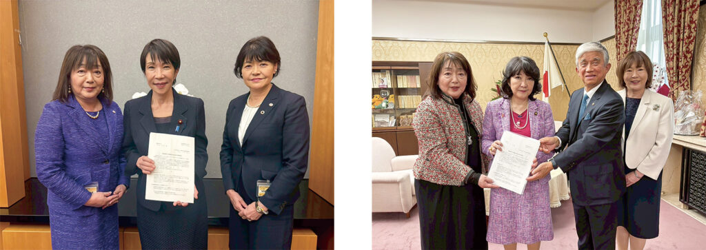 高市総理と片山大臣との写真